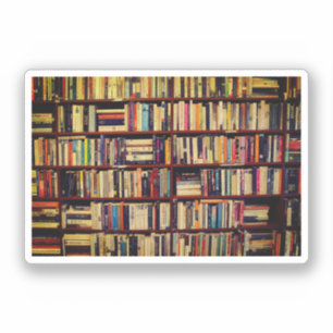 Library Shelves Sticker
