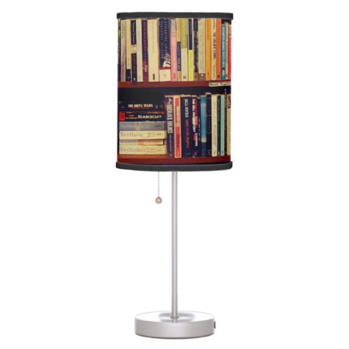 Library Shelves Table Lamp