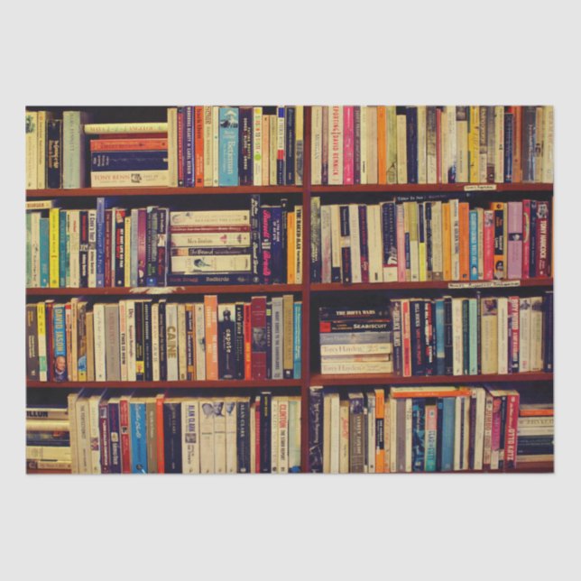 Library Shelves Tissue Paper (Front)