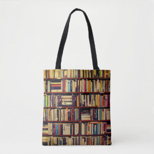 Library Shelves Tote Bag