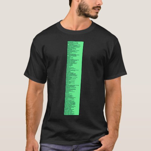 Library Sign Dewey Decimal System by Tens Neon Gre T_Shirt