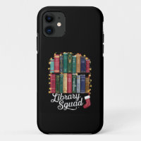 Library Squad Christmas Book Lovers Team Reading 