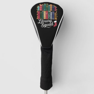 Library Squad Christmas Book Lovers Team Reading Golf Head Cover