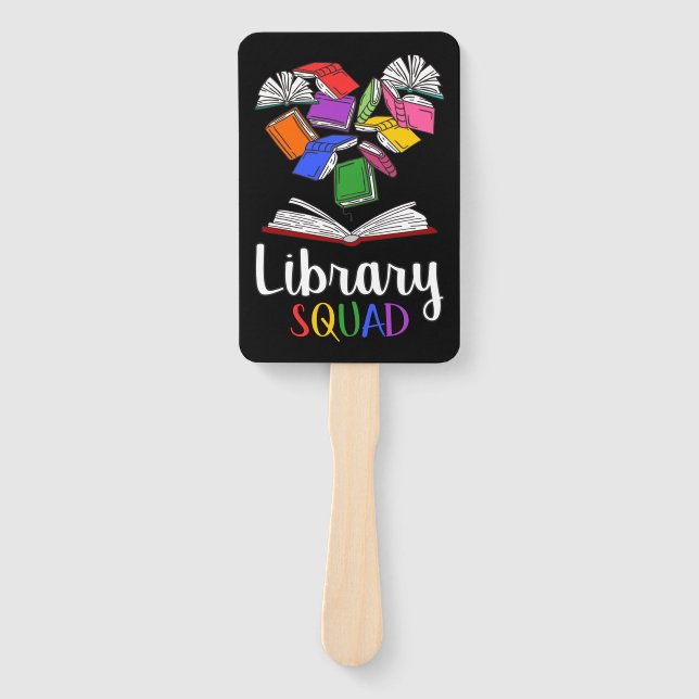 Library Squad I Hand Fan (Front)