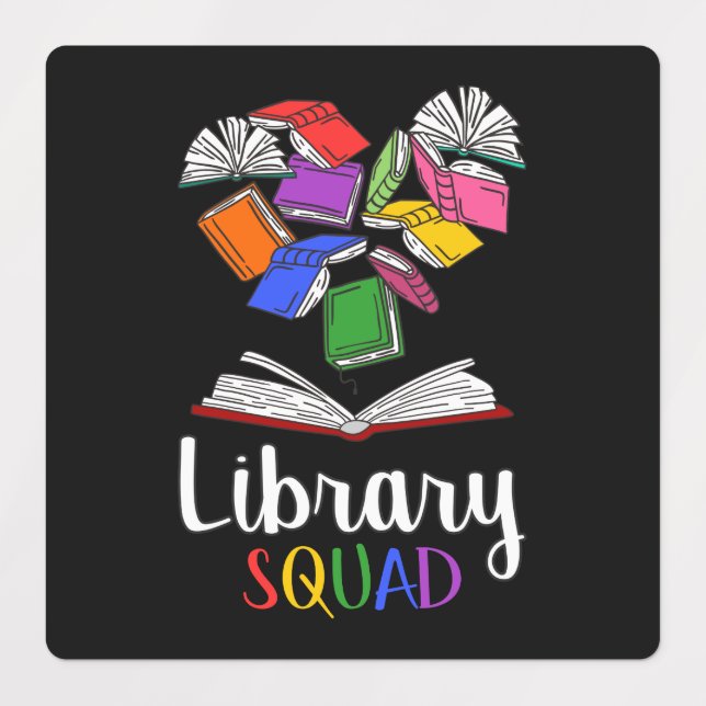 Library Squad I Labels (Design 1)