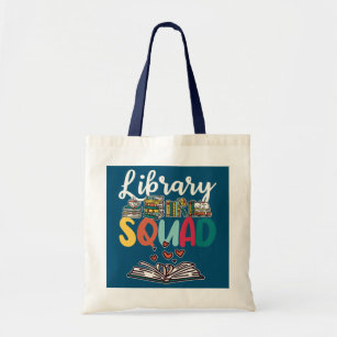 Library squad  tote bag