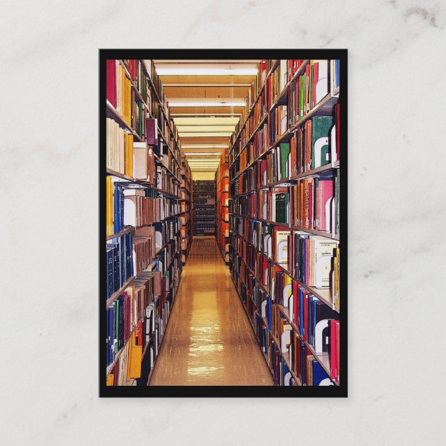 Library Stacks ATC Business Card (Front)