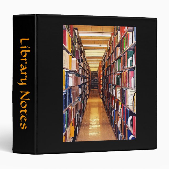 Library Stacks Binder (Front/Spine)