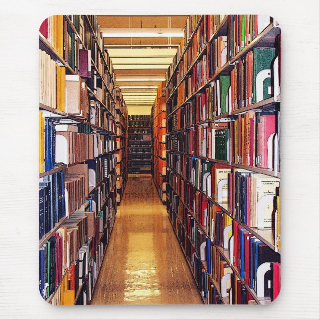 Library Stacks Mouse Pad (Front)