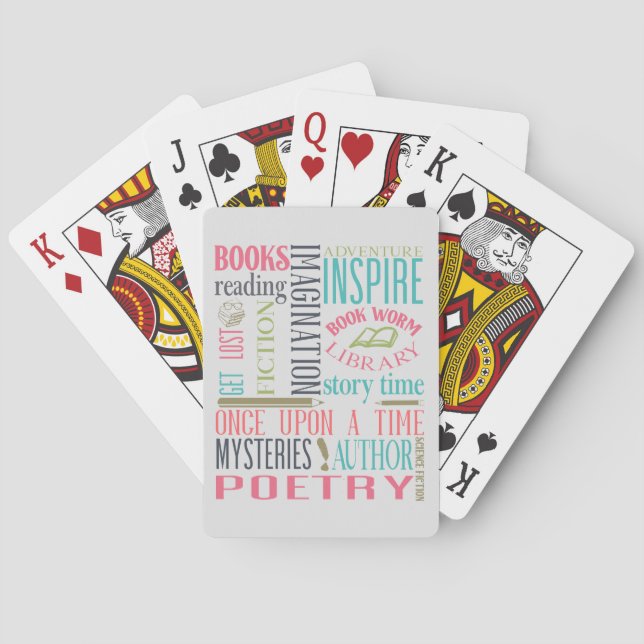Library Subway Art Poker Cards (Back)