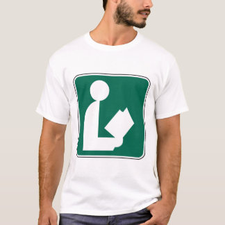 Library Symbol Roadside Sign T-Shirt