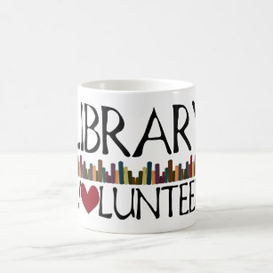 Library Volunteer Books Coffee Mug