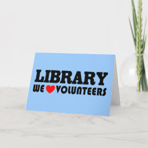 Library Volunteer Card