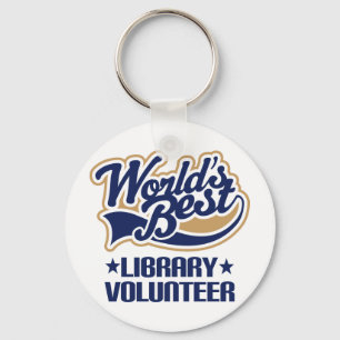 Library Volunteer Gift Keychain