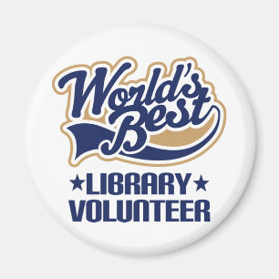 Library Volunteer Gift Magnet