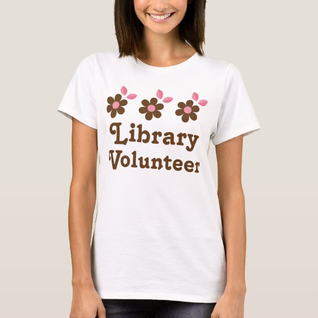 Library Volunteer T-Shirt (Front)