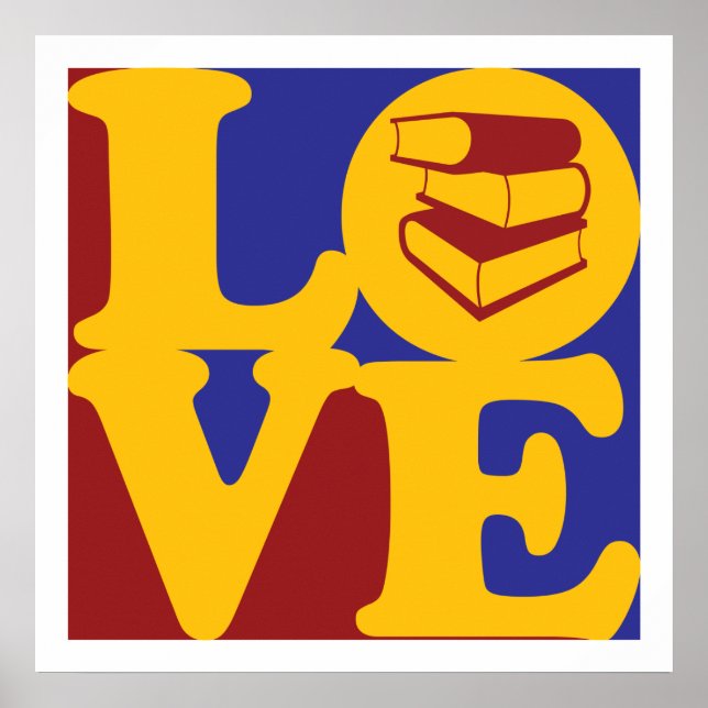 Library Work Love Poster (Front)