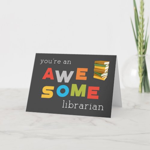 Library Workers Day Awesome Card