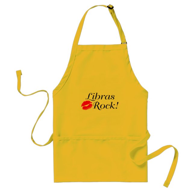 Libras Rock Adult Apron (Front)