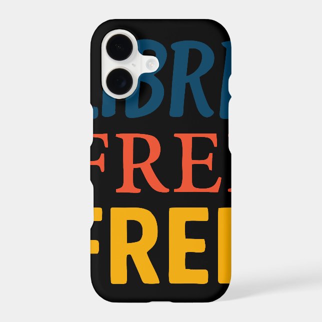 Libre iPhone Case (Back)