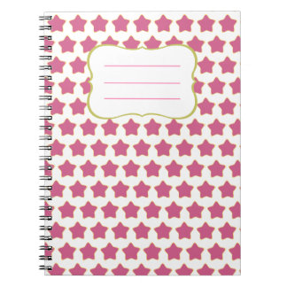 Libreta Estrellas Rosa Notebook