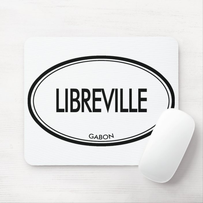 Libreville, Gabon Mouse Pad