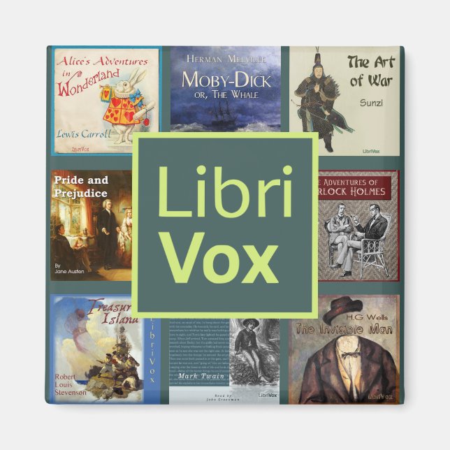 LibriVox Fridge Magnet (Front)
