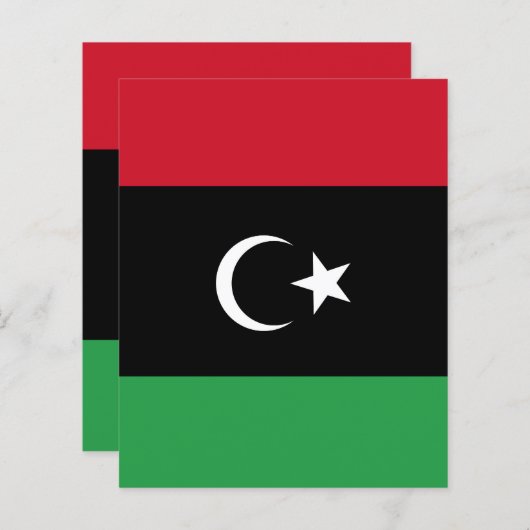 Libya flag (Front/Back)