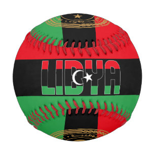 Libya Flag and Coat of Arms Patriotic Baseball