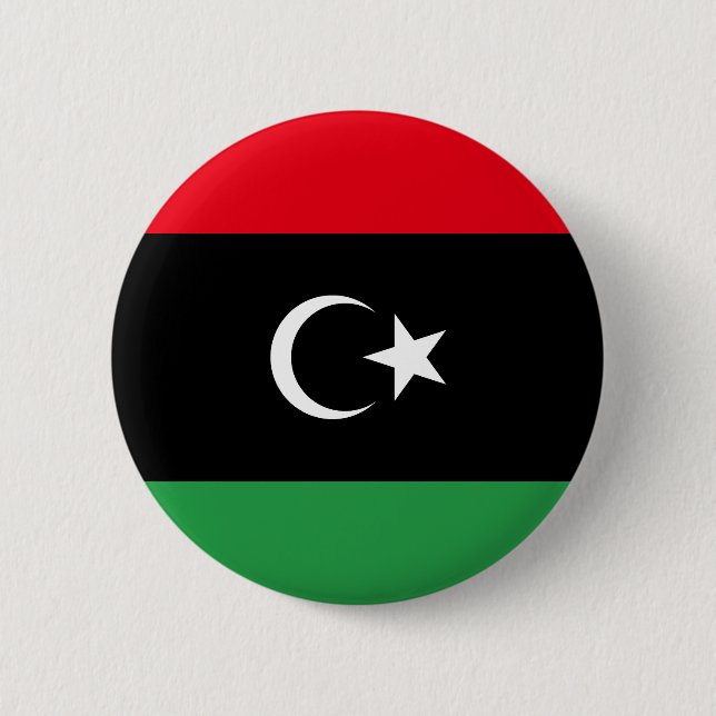 Libya Flag Button (Front)