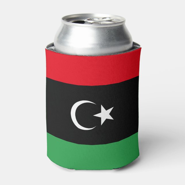 Libya Flag Can Cooler (Can Front)