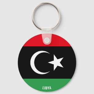 Libya Flag Charming Patriotic Keychain