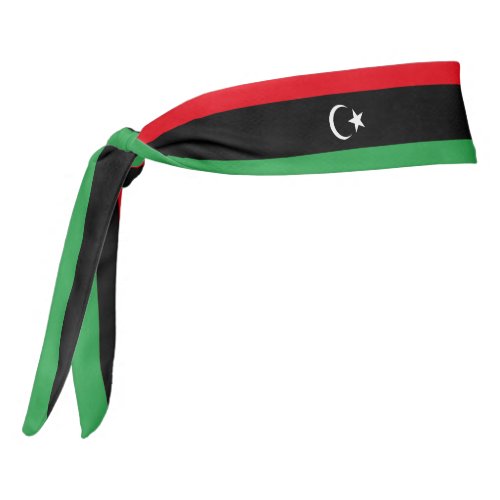 Libya Flag Elegant Patriotic Tie Headband