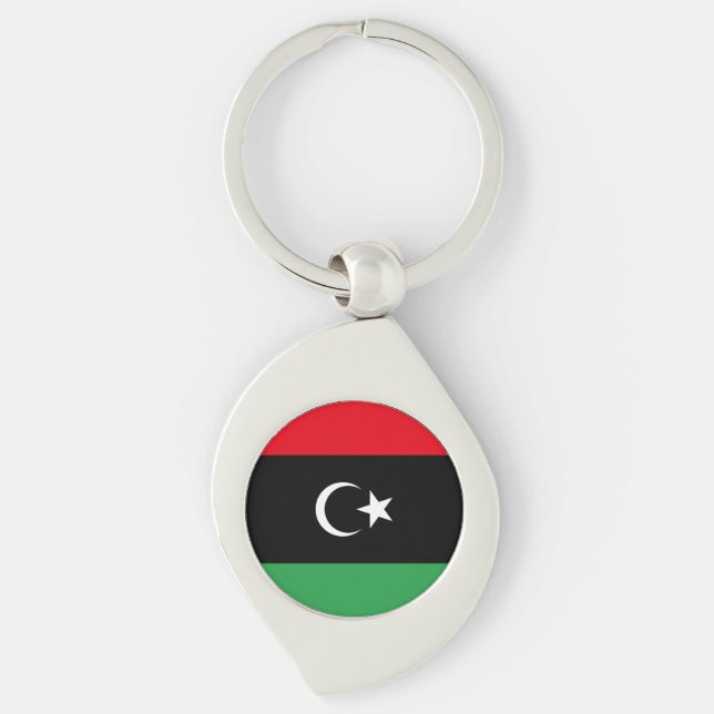 Libya Flag Keychain (Front)