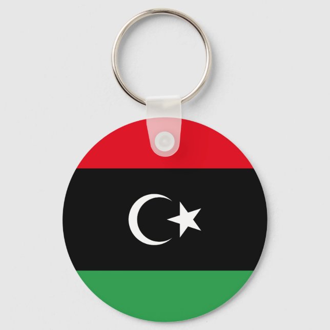 Libya Flag Keychain (Front)
