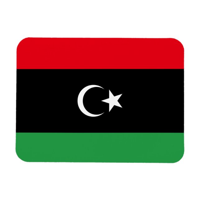Libya Flag Magnet (Horizontal)