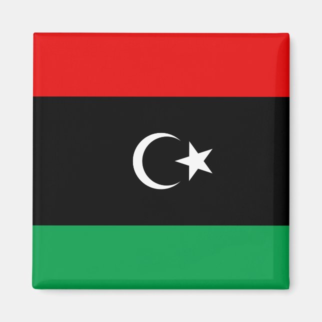 Libya Flag Magnet (Front)