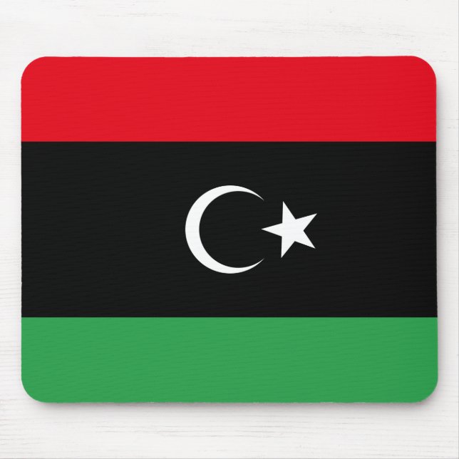 Libya Flag Mousepad (Front)