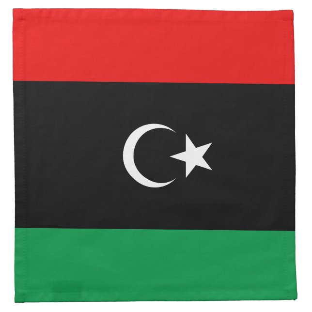 Libya Flag Napkin (Front)