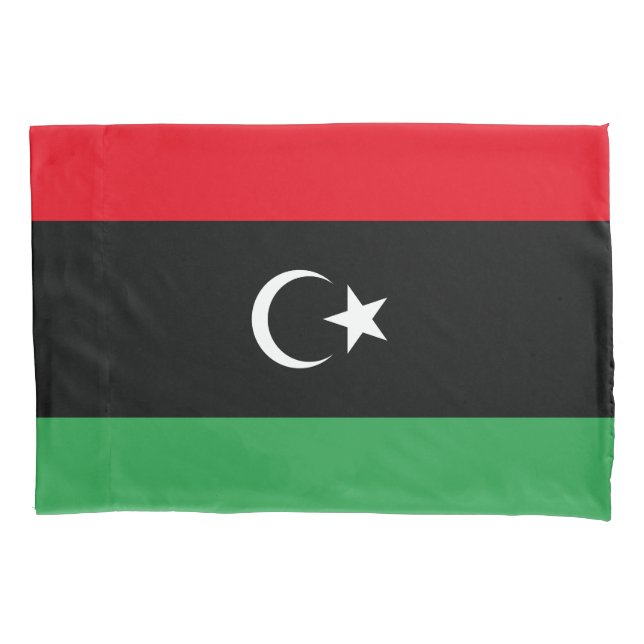 Libya Flag Pillow Case (Front)