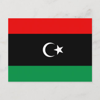 Libya Flag Postcard