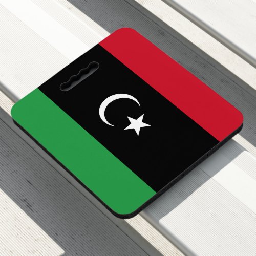 Libya flag seat cushion