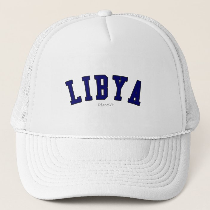 Libya in national flag color Trucker Hat