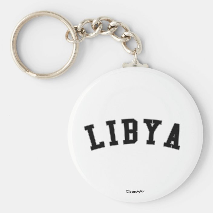 Libya Key Chain