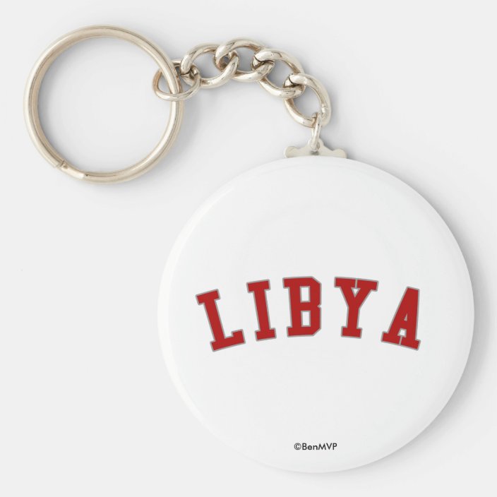 Libya Keychain