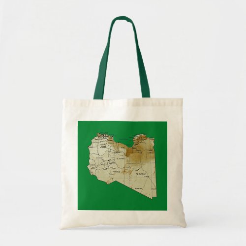 Libya Map Bag