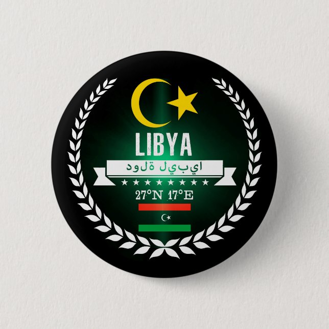 Libya Pinback Button (Front)
