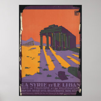 Libya Vintage Travel Poster Ad Retro Prints