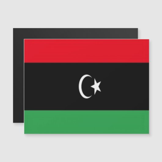 Libya - Waving Flag - (Front/Back)
