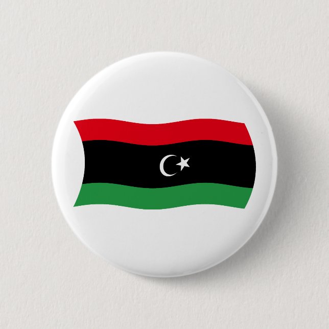 Libyan Flag Button (Front)